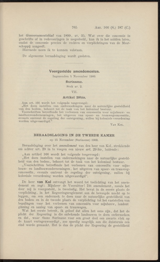 Handelingen over de reglementen op het beleid der regeering in de koloniën Suriname en Curaçao - 