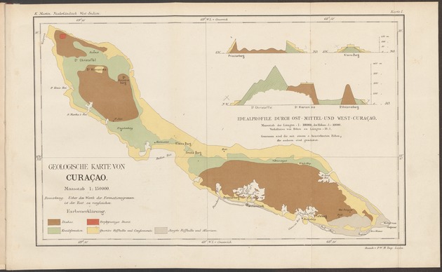 Geologische Studien ueber Niederlaendisch West-Indien auf grund eigener Untersuchungsreisen - 