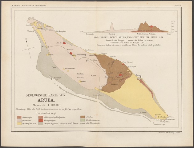 Geologische Studien ueber Niederlaendisch West-Indien auf grund eigener Untersuchungsreisen - 