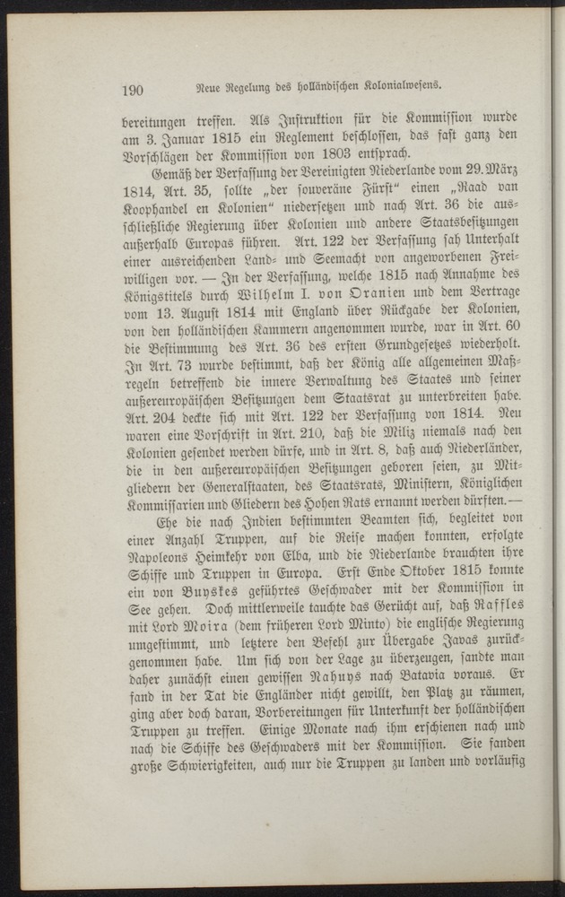 Die Kolonialpolitik der Niederländer - 