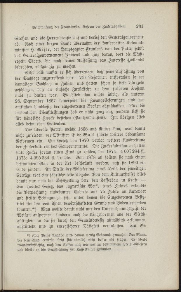 Die Kolonialpolitik der Niederländer - 