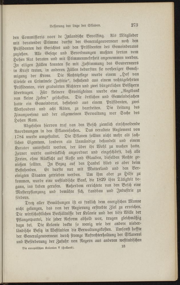 Die Kolonialpolitik der Niederländer - 