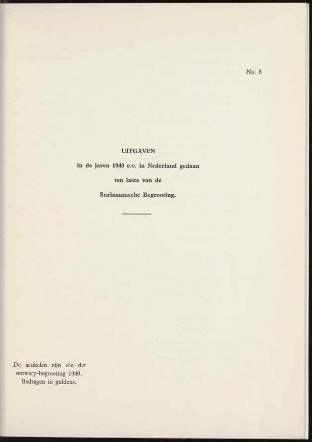 Het beheer in Nederland van de geldmiddelen der Overzeesche Gebiedsdeelen in de jaren 1940-'43 - 