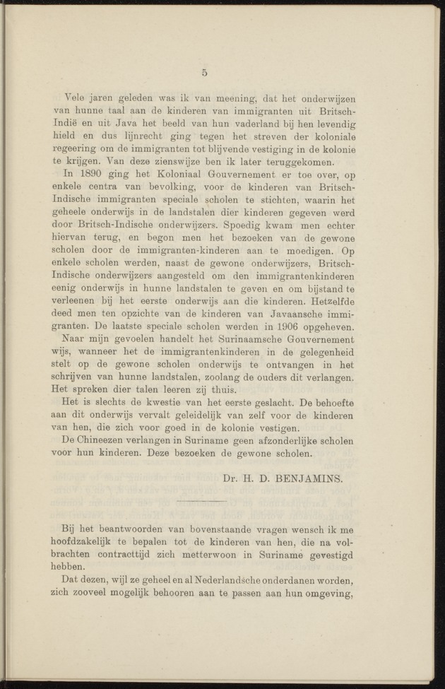 Prae-adviezen van het tweede koloniaal onderwijscongres, te houden te 's-Gravenhage op Woensdag 22, Donderdag 23 en Vrijdag 24 October 1919 .. - 
