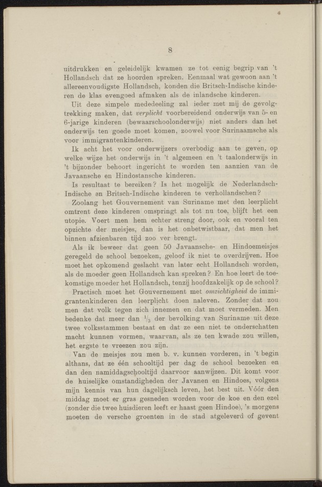 Prae-adviezen van het tweede koloniaal onderwijscongres, te houden te 's-Gravenhage op Woensdag 22, Donderdag 23 en Vrijdag 24 October 1919 .. - 