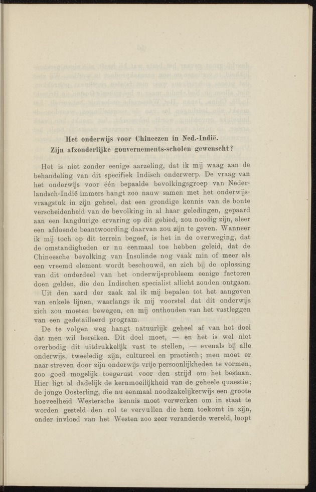 Prae-adviezen van het tweede koloniaal onderwijscongres, te houden te 's-Gravenhage op Woensdag 22, Donderdag 23 en Vrijdag 24 October 1919 .. - 