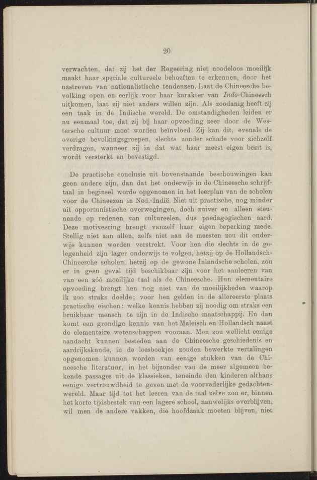 Prae-adviezen van het tweede koloniaal onderwijscongres, te houden te 's-Gravenhage op Woensdag 22, Donderdag 23 en Vrijdag 24 October 1919 .. - 