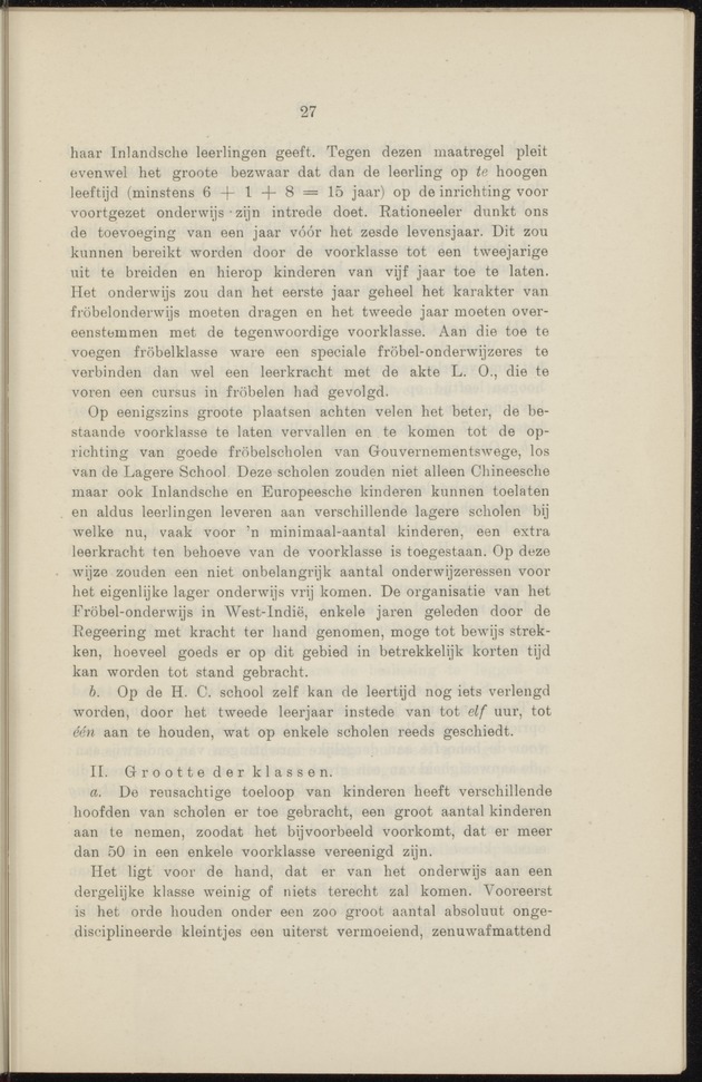 Prae-adviezen van het tweede koloniaal onderwijscongres, te houden te 's-Gravenhage op Woensdag 22, Donderdag 23 en Vrijdag 24 October 1919 .. - 