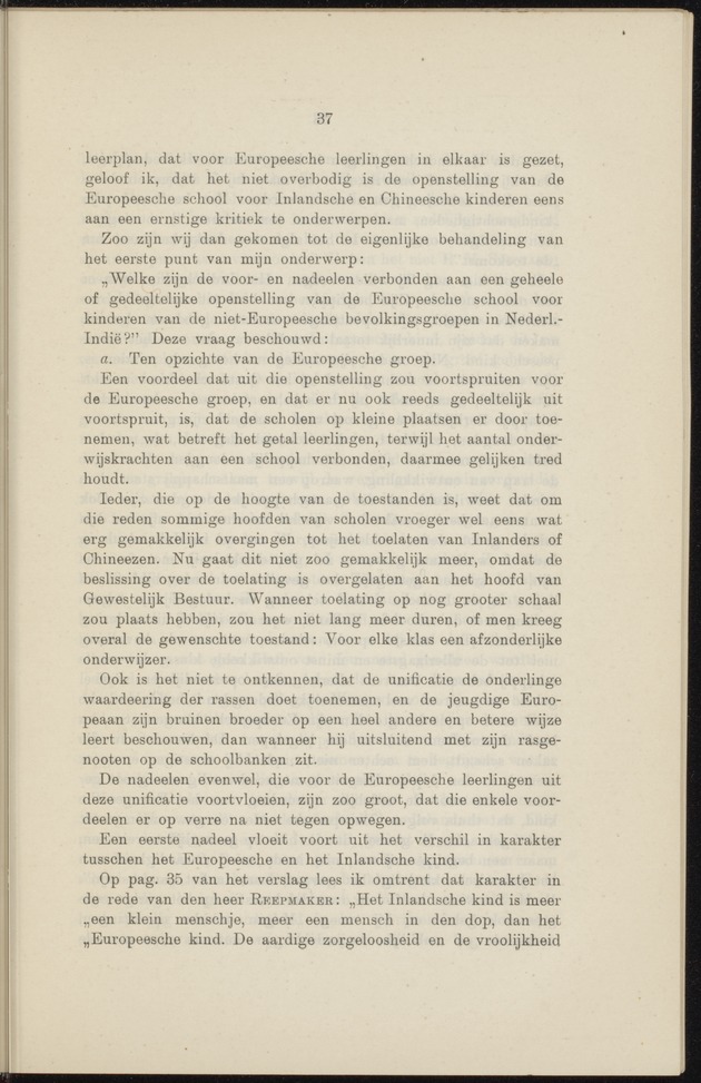 Prae-adviezen van het tweede koloniaal onderwijscongres, te houden te 's-Gravenhage op Woensdag 22, Donderdag 23 en Vrijdag 24 October 1919 .. - 