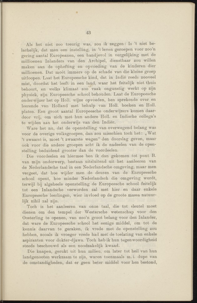 Prae-adviezen van het tweede koloniaal onderwijscongres, te houden te 's-Gravenhage op Woensdag 22, Donderdag 23 en Vrijdag 24 October 1919 .. - 