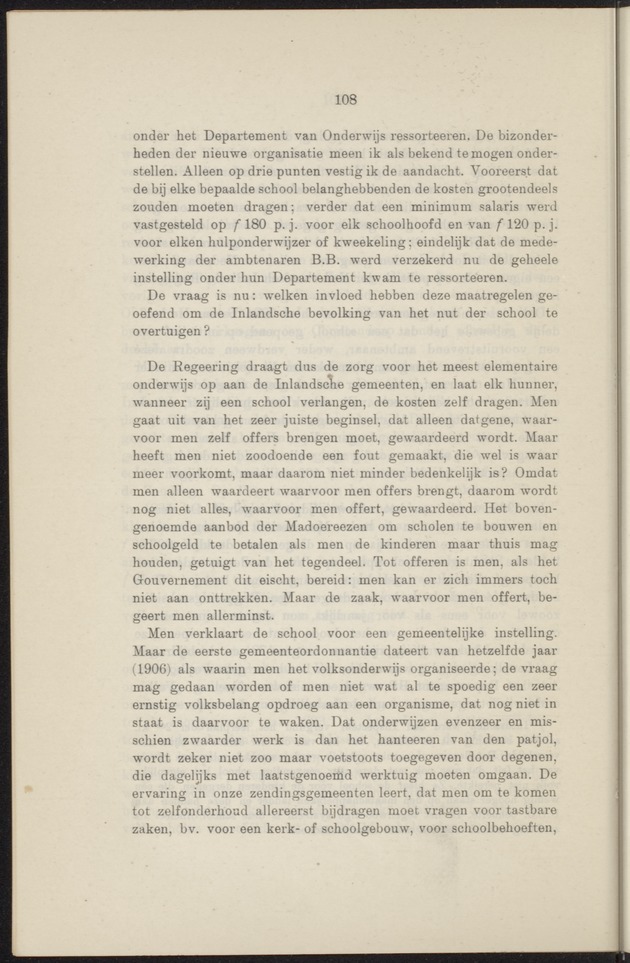 Prae-adviezen van het tweede koloniaal onderwijscongres, te houden te 's-Gravenhage op Woensdag 22, Donderdag 23 en Vrijdag 24 October 1919 .. - 