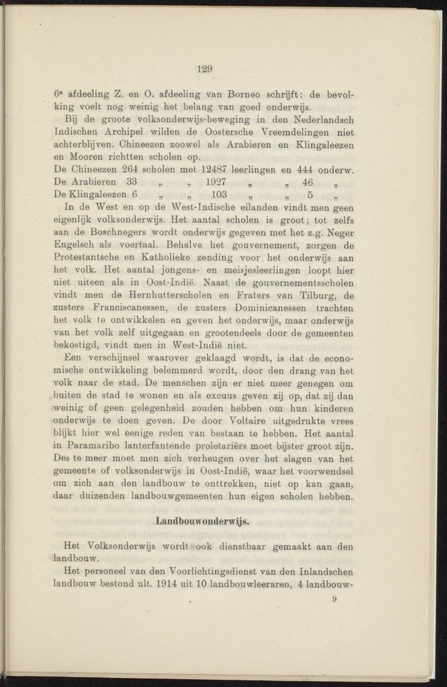 Prae-adviezen van het tweede koloniaal onderwijscongres, te houden te 's-Gravenhage op Woensdag 22, Donderdag 23 en Vrijdag 24 October 1919 .. - 