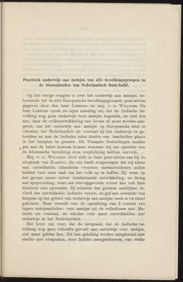 Prae-adviezen van het tweede koloniaal onderwijscongres, te houden te 's-Gravenhage op Woensdag 22, Donderdag 23 en Vrijdag 24 October 1919 .. - 
