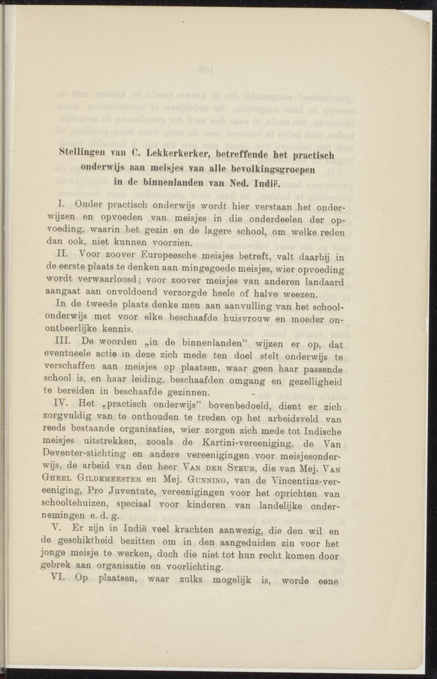 Prae-adviezen van het tweede koloniaal onderwijscongres, te houden te 's-Gravenhage op Woensdag 22, Donderdag 23 en Vrijdag 24 October 1919 .. - 