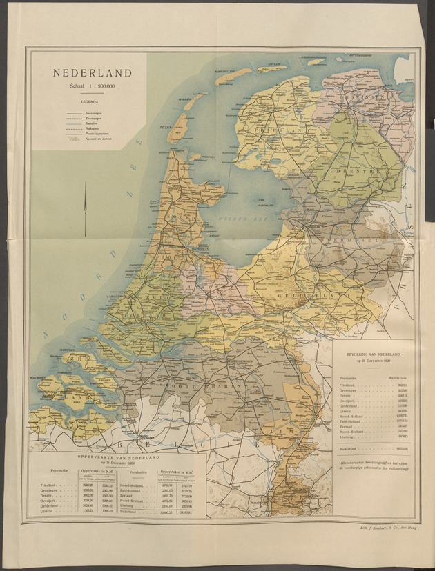 Handboek voor de kennis van Nederland en koloniën - 