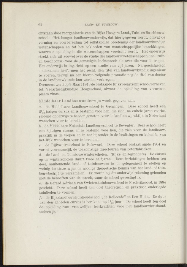 Handboek voor de kennis van Nederland en koloniën - 
