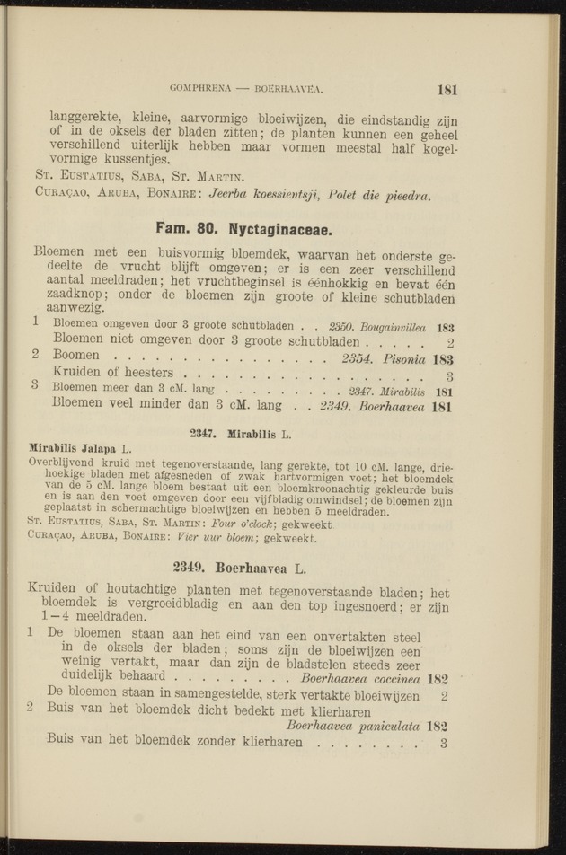 Flora voor de Nederlandsch West-Indische eilanden - 