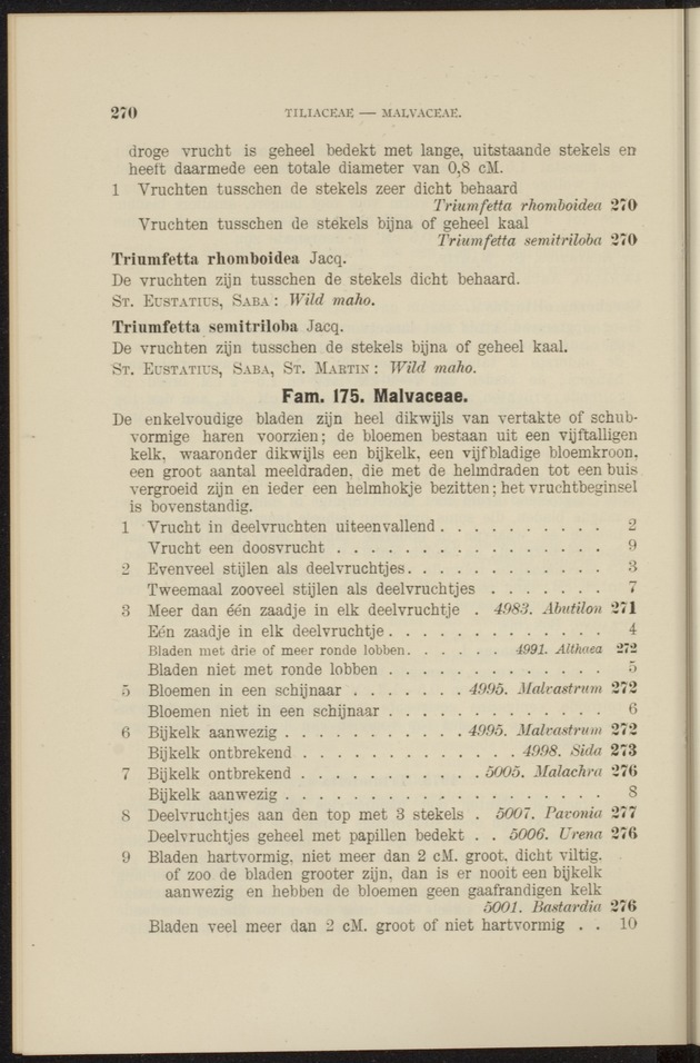 Flora voor de Nederlandsch West-Indische eilanden - 