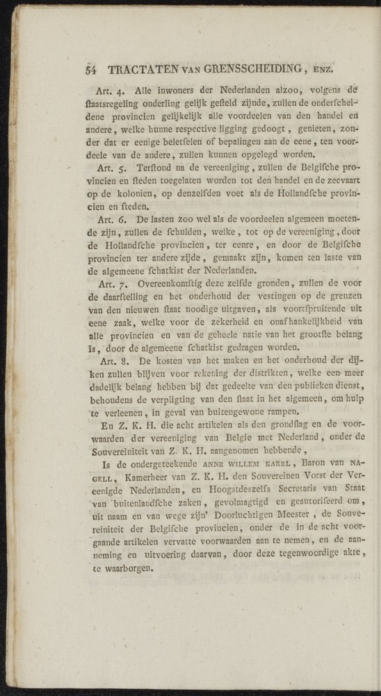 Nederlandsche pandecten, of Verzameling van wetten in het Koningrijk der Nederlanden / door W.Y. van Hamelsveld - 