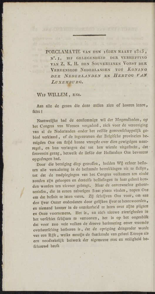 Nederlandsche pandecten, of Verzameling van wetten in het Koningrijk der Nederlanden / door W.Y. van Hamelsveld - 