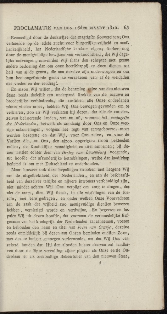Nederlandsche pandecten, of Verzameling van wetten in het Koningrijk der Nederlanden / door W.Y. van Hamelsveld - 