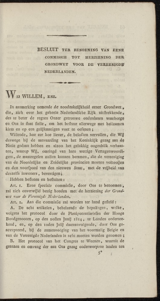 Nederlandsche pandecten, of Verzameling van wetten in het Koningrijk der Nederlanden / door W.Y. van Hamelsveld - 