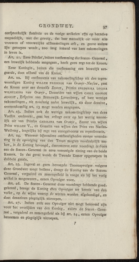 Nederlandsche pandecten, of Verzameling van wetten in het Koningrijk der Nederlanden / door W.Y. van Hamelsveld - 