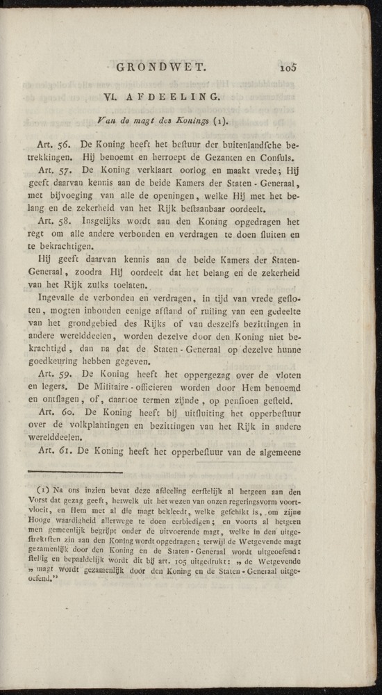 Nederlandsche pandecten, of Verzameling van wetten in het Koningrijk der Nederlanden / door W.Y. van Hamelsveld - 