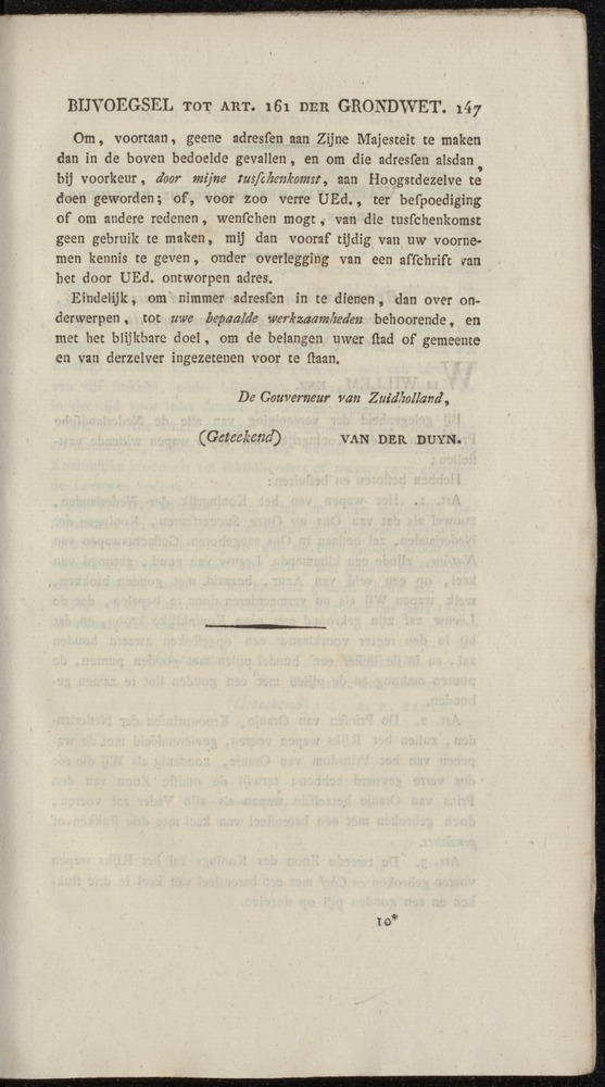 Nederlandsche pandecten, of Verzameling van wetten in het Koningrijk der Nederlanden / door W.Y. van Hamelsveld - 