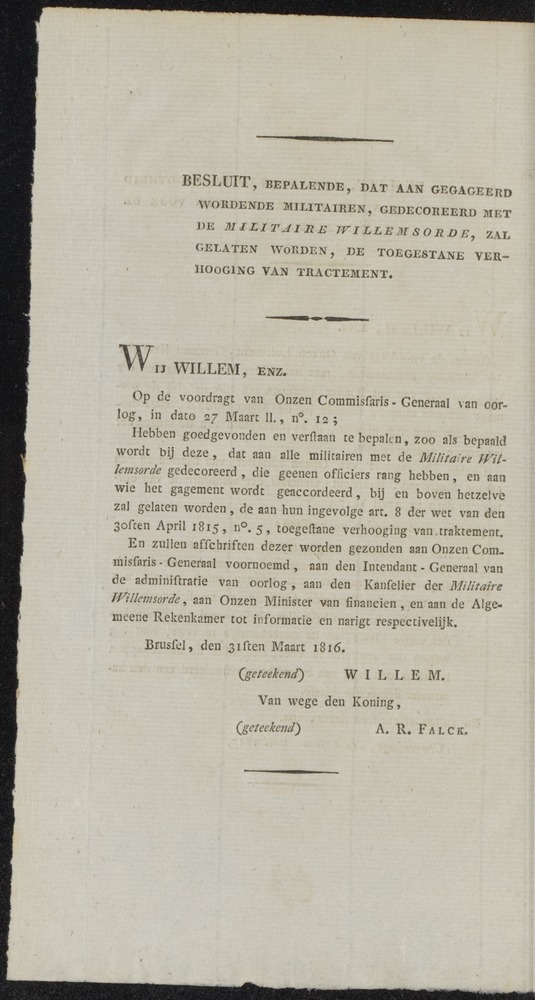 Nederlandsche pandecten, of Verzameling van wetten in het Koningrijk der Nederlanden / door W.Y. van Hamelsveld - 
