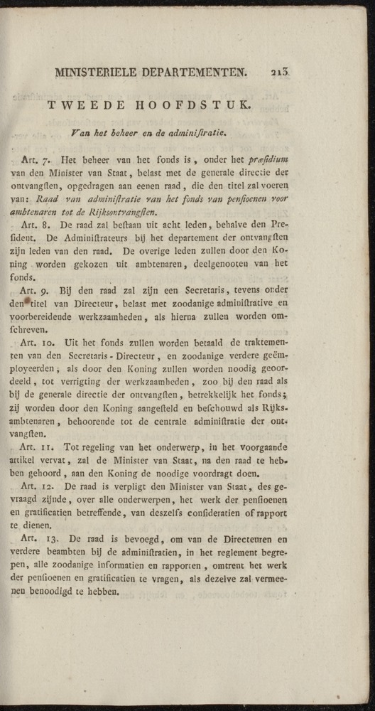 Nederlandsche pandecten, of Verzameling van wetten in het Koningrijk der Nederlanden / door W.Y. van Hamelsveld - 