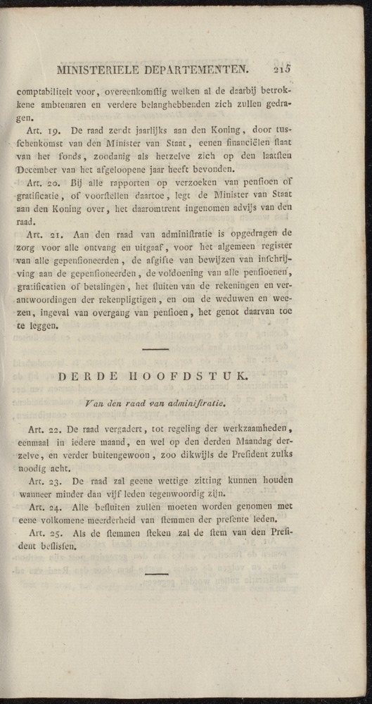 Nederlandsche pandecten, of Verzameling van wetten in het Koningrijk der Nederlanden / door W.Y. van Hamelsveld - 