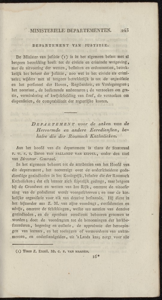 Nederlandsche pandecten, of Verzameling van wetten in het Koningrijk der Nederlanden / door W.Y. van Hamelsveld - 