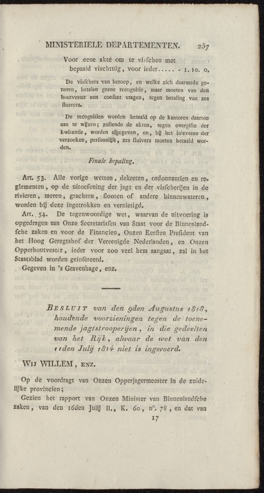 Nederlandsche pandecten, of Verzameling van wetten in het Koningrijk der Nederlanden / door W.Y. van Hamelsveld - 