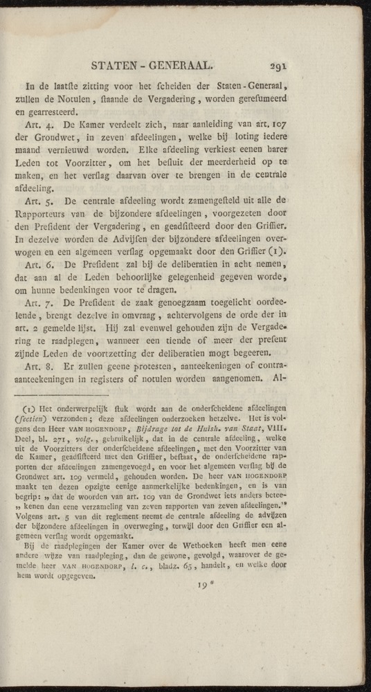 Nederlandsche pandecten, of Verzameling van wetten in het Koningrijk der Nederlanden / door W.Y. van Hamelsveld - 