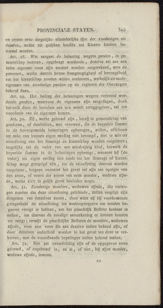 Nederlandsche pandecten, of Verzameling van wetten in het Koningrijk der Nederlanden / door W.Y. van Hamelsveld - 