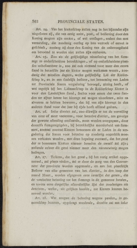 Nederlandsche pandecten, of Verzameling van wetten in het Koningrijk der Nederlanden / door W.Y. van Hamelsveld - 