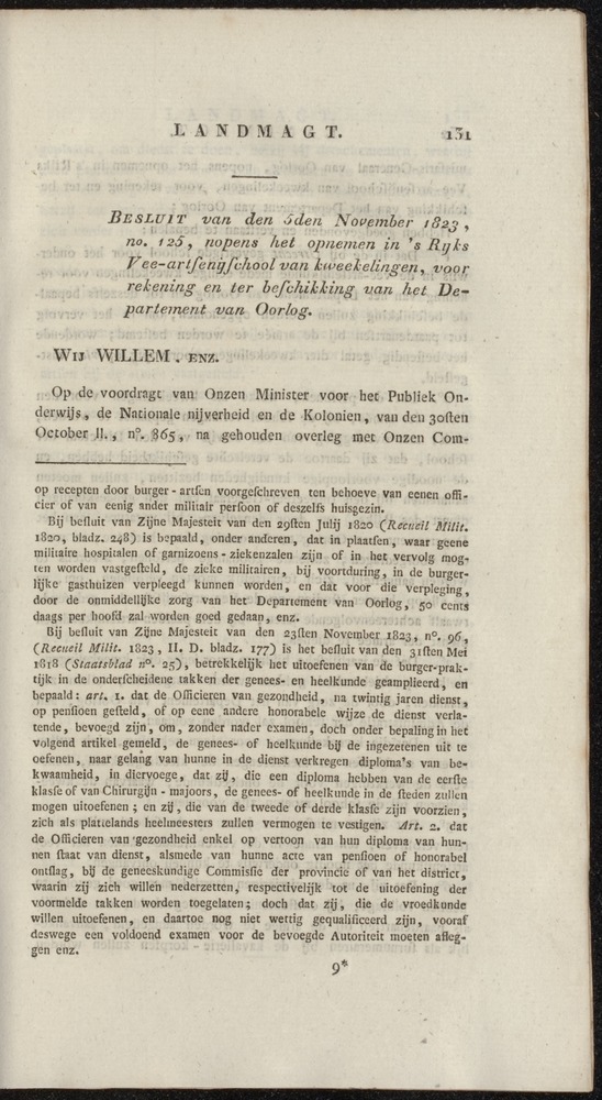 Nederlandsche pandecten, of Verzameling van wetten in het Koningrijk der Nederlanden / door W.Y. van Hamelsveld - 