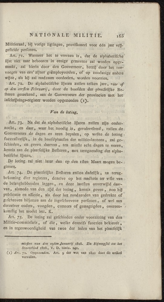 Nederlandsche pandecten, of Verzameling van wetten in het Koningrijk der Nederlanden / door W.Y. van Hamelsveld - 