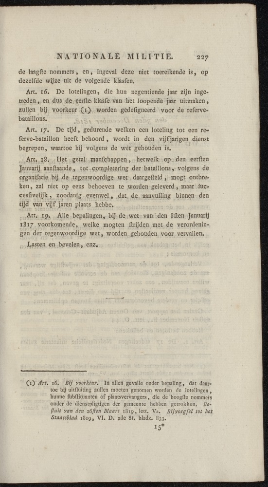 Nederlandsche pandecten, of Verzameling van wetten in het Koningrijk der Nederlanden / door W.Y. van Hamelsveld - 