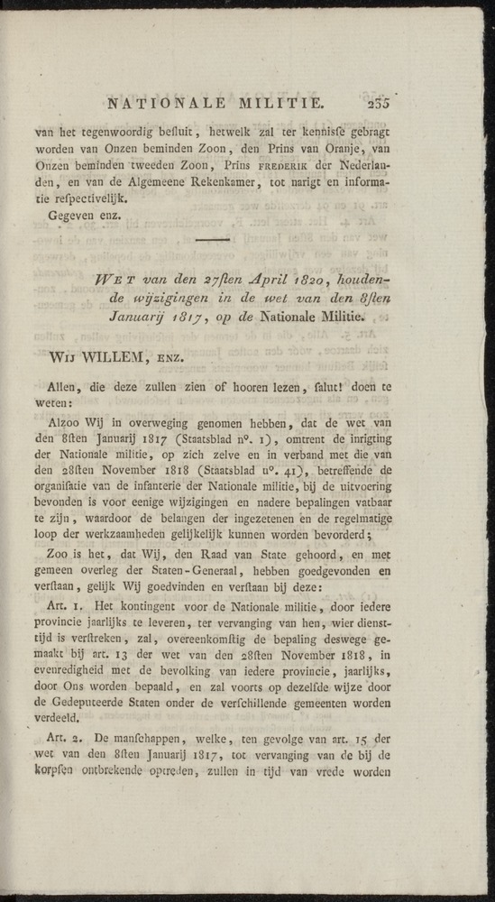 Nederlandsche pandecten, of Verzameling van wetten in het Koningrijk der Nederlanden / door W.Y. van Hamelsveld - 