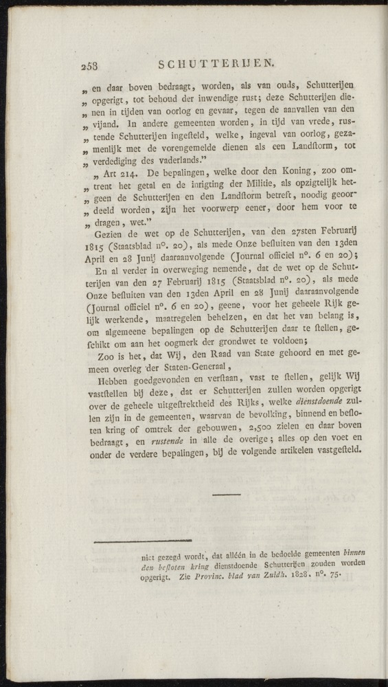 Nederlandsche pandecten, of Verzameling van wetten in het Koningrijk der Nederlanden / door W.Y. van Hamelsveld - 