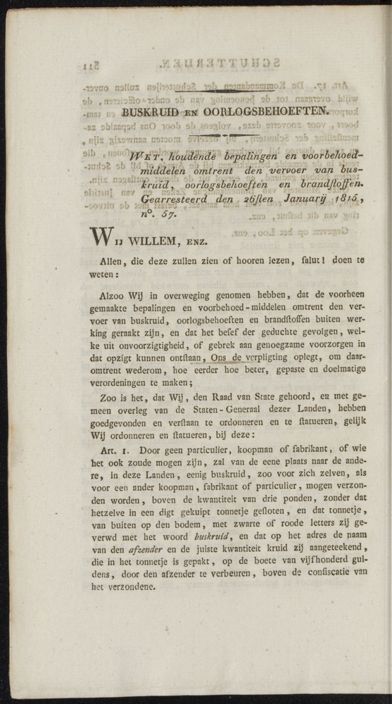 Nederlandsche pandecten, of Verzameling van wetten in het Koningrijk der Nederlanden / door W.Y. van Hamelsveld - 