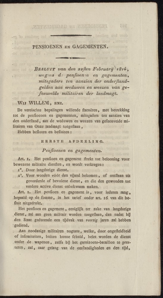 Nederlandsche pandecten, of Verzameling van wetten in het Koningrijk der Nederlanden / door W.Y. van Hamelsveld - 