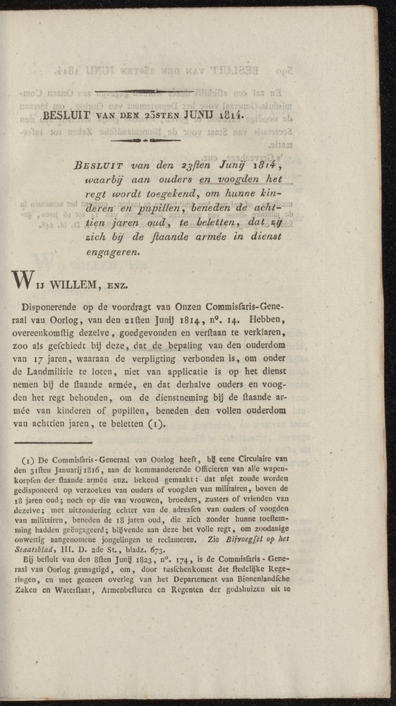 Nederlandsche pandecten, of Verzameling van wetten in het Koningrijk der Nederlanden / door W.Y. van Hamelsveld - 
