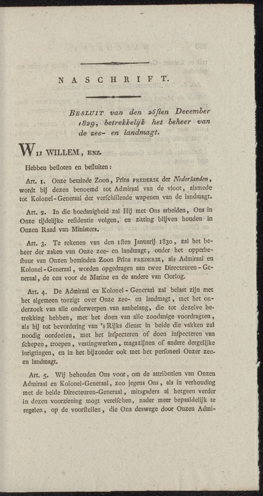 Nederlandsche pandecten, of Verzameling van wetten in het Koningrijk der Nederlanden / door W.Y. van Hamelsveld - 