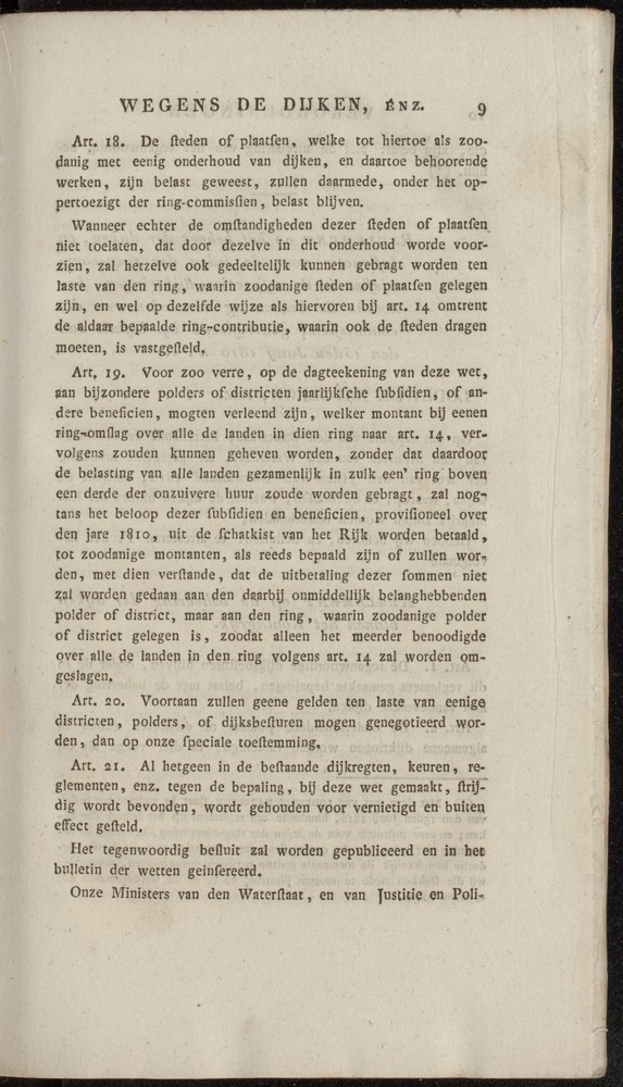 Nederlandsche pandecten, of Verzameling van wetten in het Koningrijk der Nederlanden / door W.Y. van Hamelsveld - 