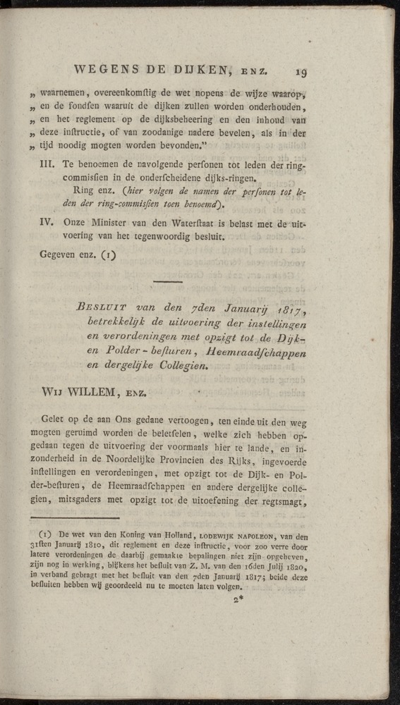 Nederlandsche pandecten, of Verzameling van wetten in het Koningrijk der Nederlanden / door W.Y. van Hamelsveld - 