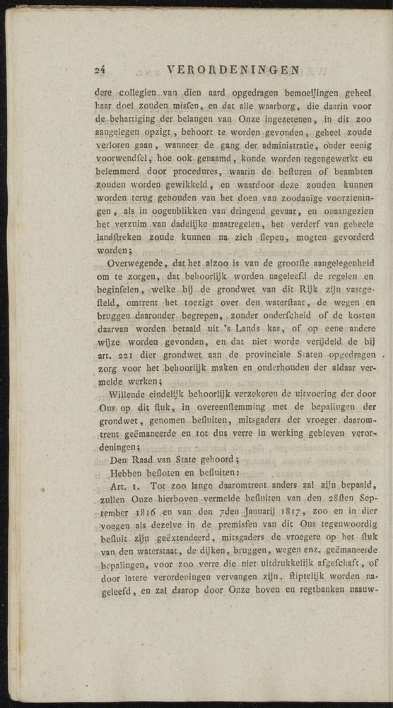 Nederlandsche pandecten, of Verzameling van wetten in het Koningrijk der Nederlanden / door W.Y. van Hamelsveld - 
