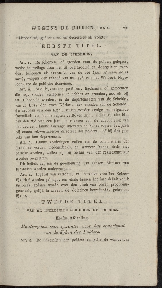 Nederlandsche pandecten, of Verzameling van wetten in het Koningrijk der Nederlanden / door W.Y. van Hamelsveld - 